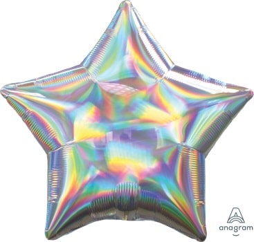 18:Holo:Iridescent Silver Star