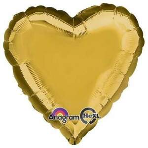 18:Metalic Gold Heart