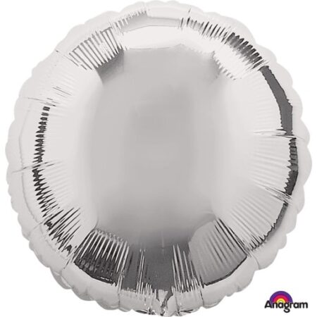 18:Metalic Silver Circle