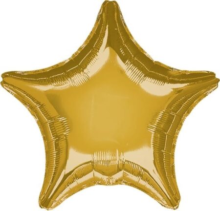 18:Metalic Gold Star