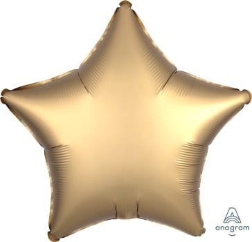 18:Satin Luxe Gold Sateen Star