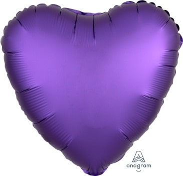 18:Satin Luxe Pomegranate Heart