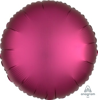 18:Satin Luxe Pomegranate Circle