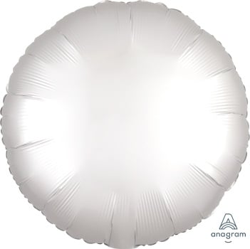 18:Satin Luxe White Satin Circle