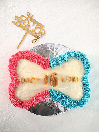 Lovely Liver Pup Cake